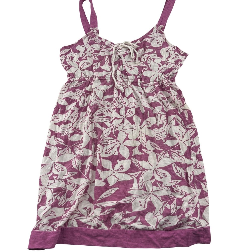 Honolua Marine Floral Sundress sz Large Purple & White swim coverup